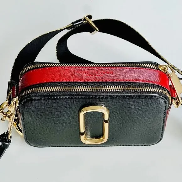 MARC JACOBS the snapshot camera bag red/black NWT in packaging - Picture 4 of 11